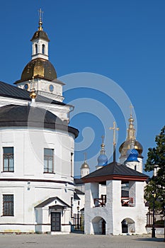 The bell tower of the exiled Uglich Bell in the Tobolsk Kremlin. Tobolsk. Russia photo